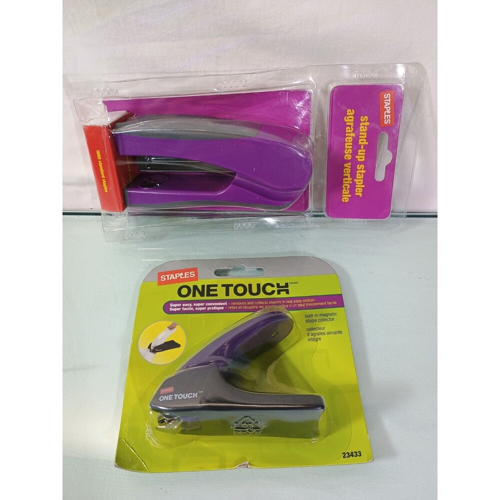 Staples Stand-up stapler And One Touch Staples Remover